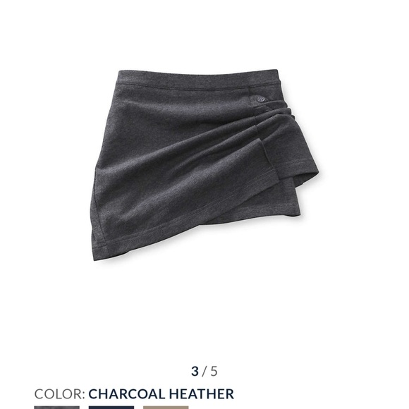 LandsEnd Girls Knit Above the knee skort size 10, Uniform - Picture 4 of 4